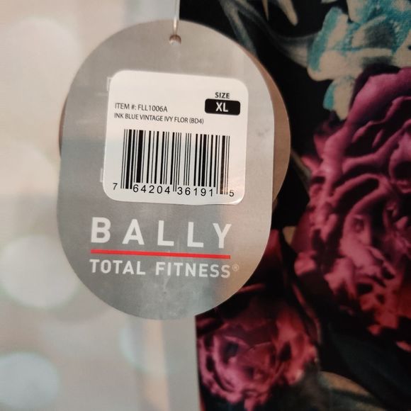 Bally Blue Ivy Floral Slimtek Ankle Leggings NWT - Picture 5 of 8